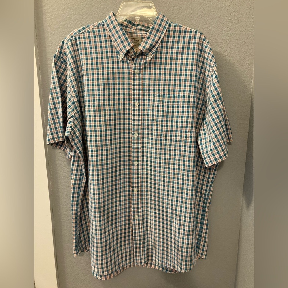 LL Bean | Short Sleeve | Shirt Size XL Traditional Fit